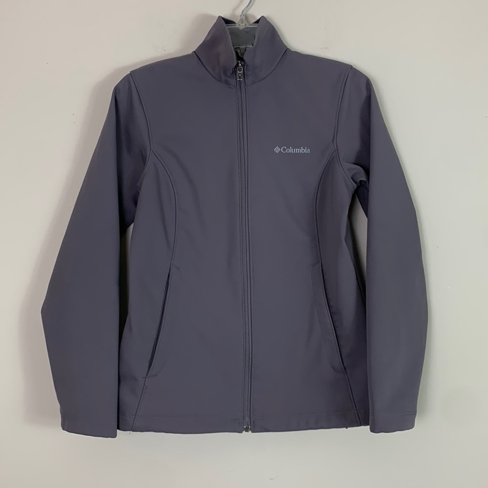 Columbia Jacket Women XS Extra Small Lightweight Jacket Gray with Pockets - Picture 2 of 8